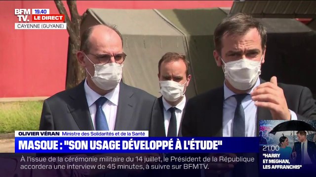 Olivier Véran en Guyane: 300 personnes seront mobilisées au total en renfort pour les soignants