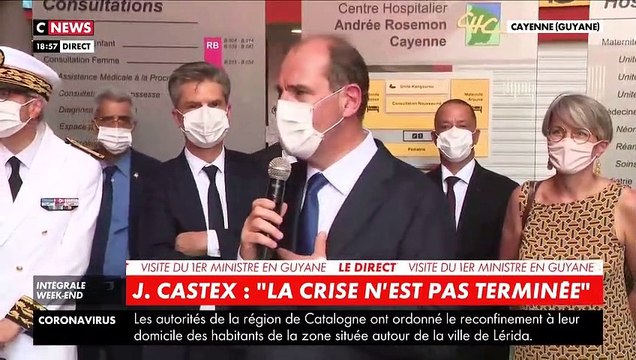Coronavirus - Jean Castex « Le service public sait faire face dans les grandes circonstances » lors de sa visite en Guyane
