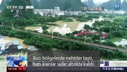 Çin’de Sel Milyonlarca Kişiyi Olumsuz Etkiliyor