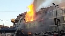 حريق ضخم يأتي على سوق توشكى جنوب القاهرة