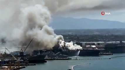 - ABD’de savaş gemisinde yangın çıktı