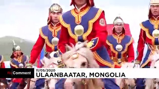 Reiten, Ringen, Bogenschießen: Die Mongolei feiert das Naadam-Fest