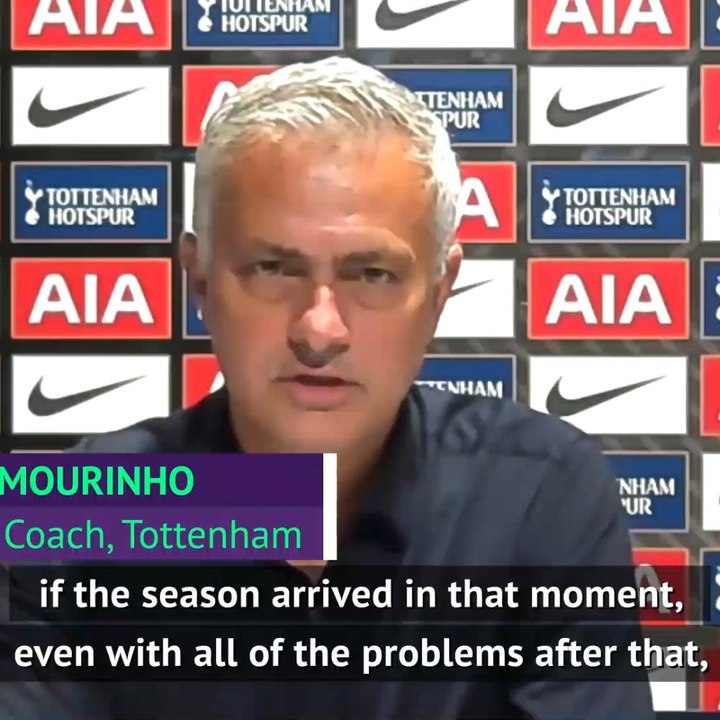 Spurs would be fourth if I'd been here the whole season - Mourinho