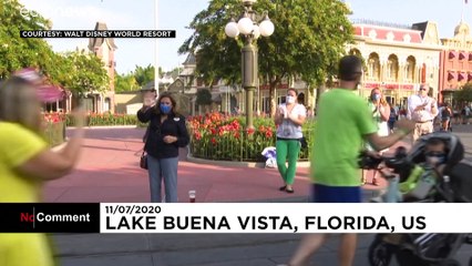 Parque Disney na Florida reabre ao público