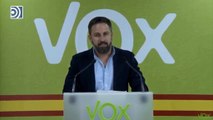 Santiago Abascal valora los resultados de Vox en las elecciones del País Vasco y Galicia