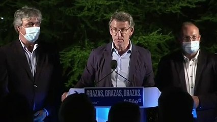 Feij´óo, tras su triunfo en las elecciones: "Le debo a Galicia más que nunca"