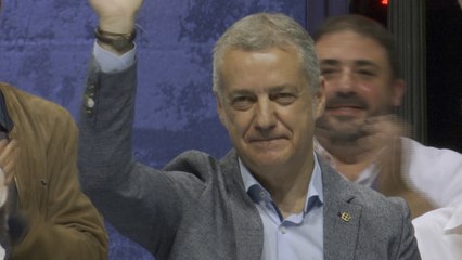 Urkullu tras ganar las elecciones: "Ahora, manos a la obra"