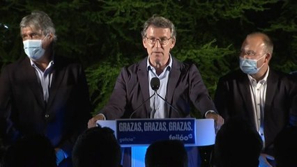 Feijóo celebra el "excelente y emotivo resultado"