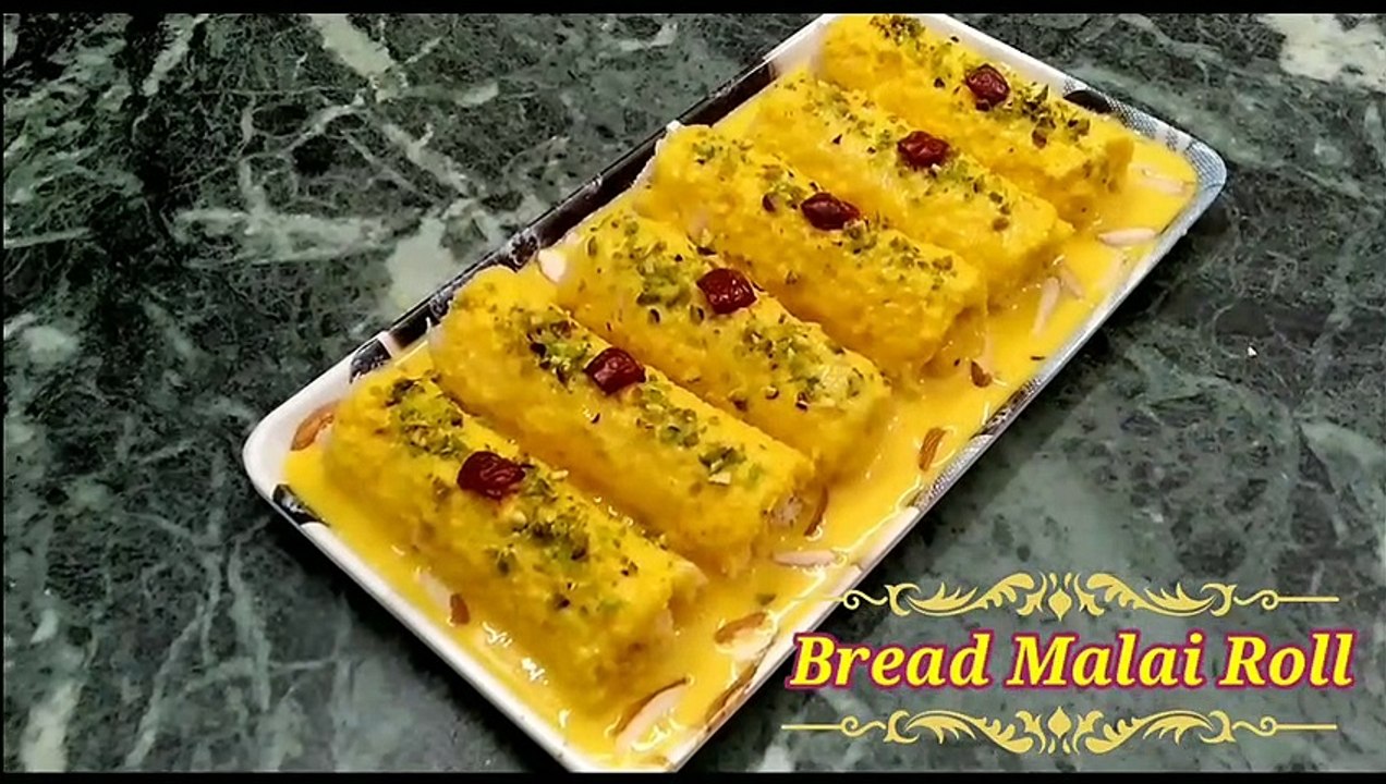 Bread Malai Roll Recipe | Instant Rabri Malai Roll | Malai Bread Roll | How to Make Bread Malai Roll at Home | 15 Minute Cake Recipe | Dessert Recipe | Rakhi Special Recipe |Rakshabandhan |Quick and Easy |Instant Sweet Recipe