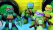 Teenage Mutant Ninja Turtles Shredder and Krang create Robotic TMNT Mikey Raph