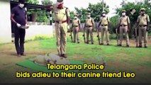 Telangana Police bids adieu to canine friend Leo