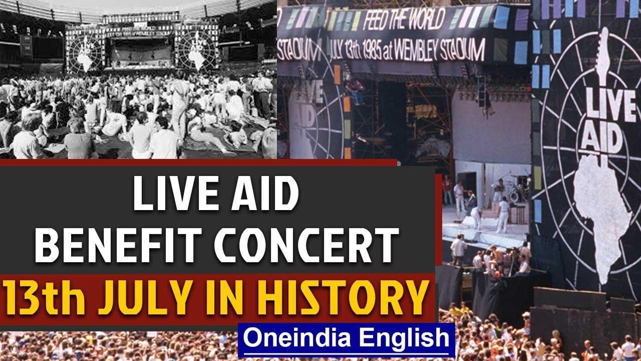 Live  Aid benefit concert and other important e...