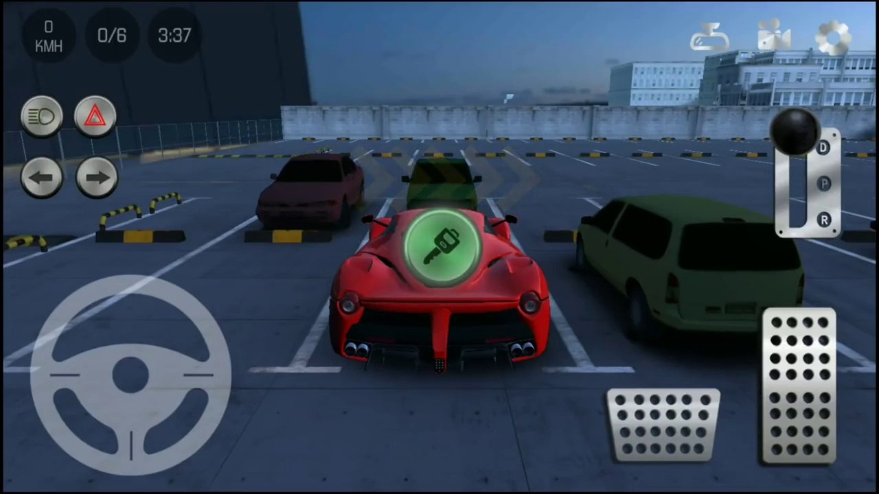 Ferrari Fiat 500Car Parking Game - Real Driving 1080p||Ferrari car||Real Driving||Android games||iOS games||real driving 3Dschool||Android gameplay FHD||