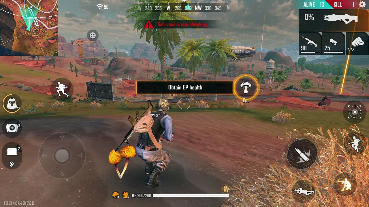 Best play in Random classic game SOLO Free Fire. Best Attack on Random Match 2020.