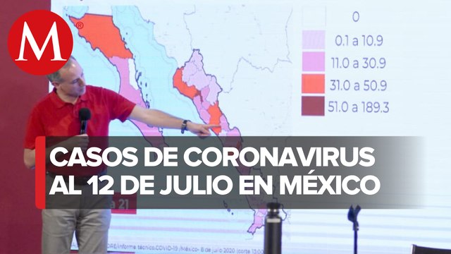 Hay 48 mil 822 casos activos de covid-19 en México