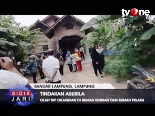 Olah TKP Kasus Pencabulan Petugas P2TP2A Lampung