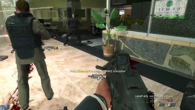 Call Of Duty Modern Warfare 2 Act(1) Mission# No Russian Difficulty(Hard)