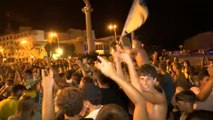 La euforia por el ascenso del Cádiz da paso a celebraciones imprudentes en la ciudad