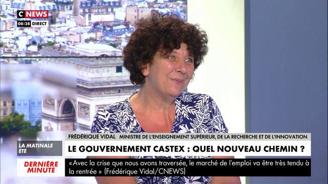 Frédérique Vidal, ministre de l’Enseignement supérieur, de la Recherche et de l’Innovation : « C’est un gouvernement qui a été constitué pour répondre à la crise dans laquelle nous sommes » #LaMatinale