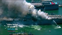 Kapal Induk Amerika Terbakar, 17 Awak Kapal Terluka