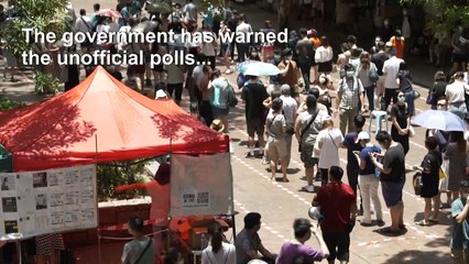 Half a million vote in Hong Kong pro-democracy primaries