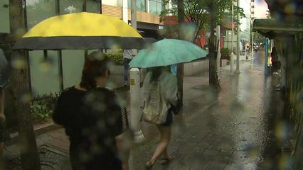 [날씨] 전국 대부분 비 약해져...동해안만 80mm 호우 / YTN