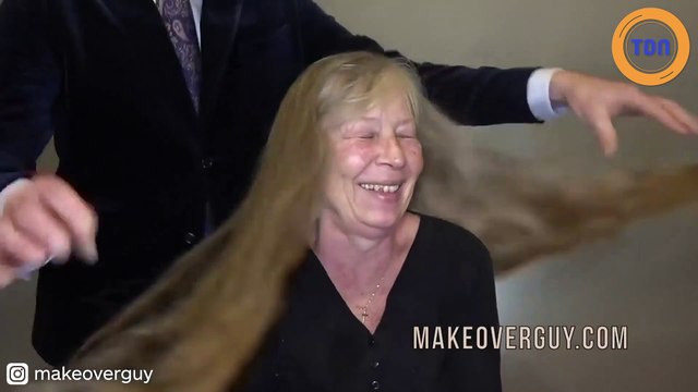 Relooking : elle coupe enfin ses longs cheveux gris après 20 ans !