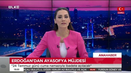 Ülke Ana Haber - 11 Temmuz 2020