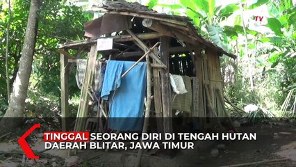 Sedih! Nenek Usia 70 Tahun Tinggal Sendirian di Hutan