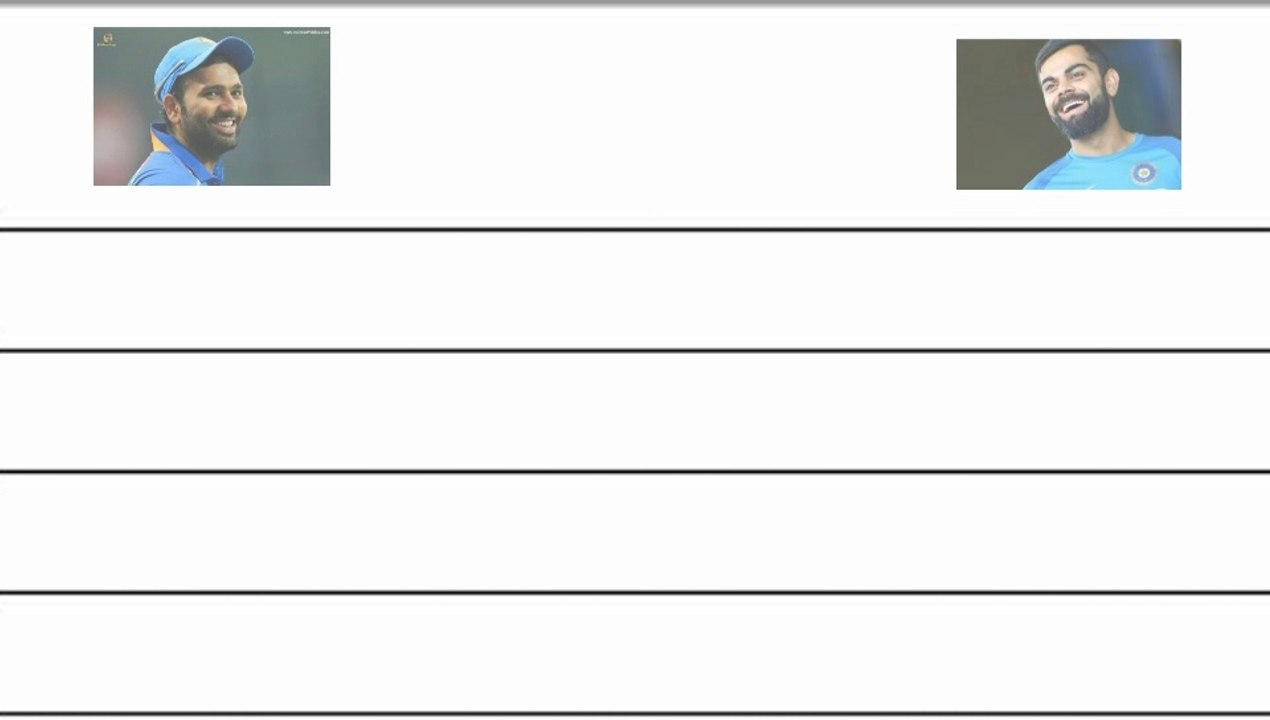 Virat Kohli vs Rohit Sharma Batting Comparison by Crick King
