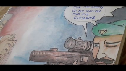 INDIA--CHINA Border Issue Drawing