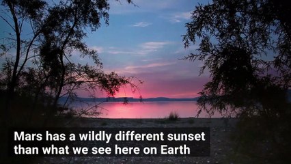 Here's Why Mars Has Beautiful Blue Sunsets