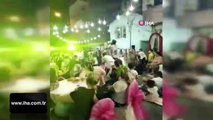 İstanbul'da düğün eğlencesinde 'pes' dedirten görüntüler
