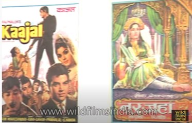 Old Bollywood films poster exhibition in National Gallery of Art in Mumbai