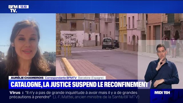 La justice suspend le reconfinement d'une zone de Catalogne en Espagne