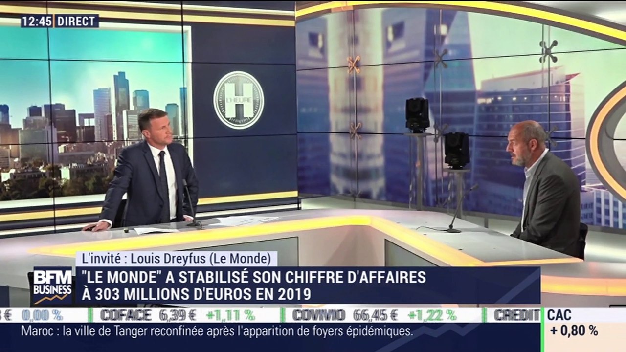 Louis Dreyfus (Le Monde) : Coronavirus, quels impacts sur le secteur de la presse ? - 13/07