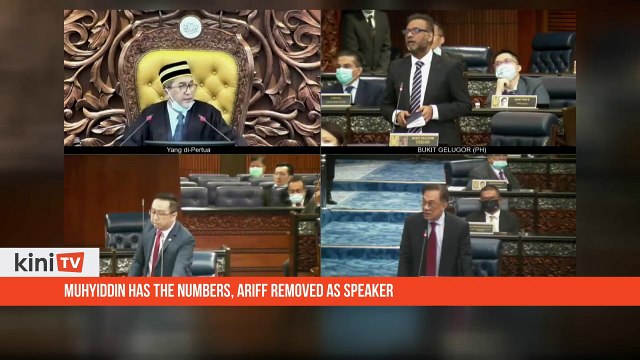 Muhyiddin has the numbers, Arif removed as speaker final