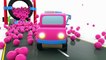 Learn Colors with Street Vehicles Jumping through Color Balls Loop