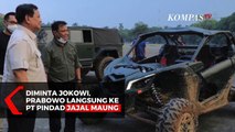 Diminta Jokowi, Menhan Prabowo Langsung ke PT Pindad Jajal Maung