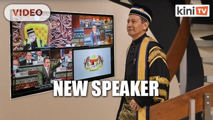 Pandemonium as Azhar takes oath as new speaker