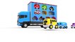 Learn Colors with Truck Transporter Toy Street Vehicles