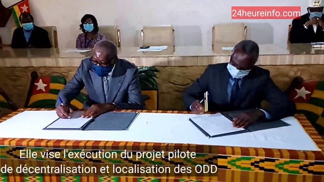 Signature de convention de partenariat entre Université de Kara et commune Lacs1