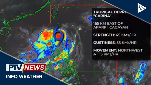 PTV INFO WEATHER: Bagyong #CarinaPH, patuloy na nakaaapekto sa ilang bahagi ng bansa