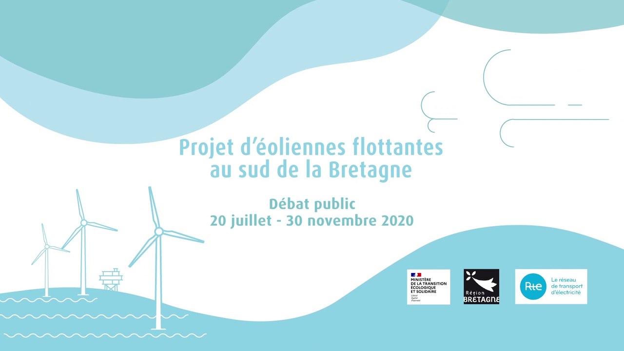 Débat Eoliennes flottantes au sud de la Bretagne - Présentation du projet par la Maîtrise d'ouvrage