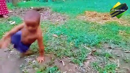 Strange dance of a disabled child..Bangladeshe