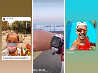 Los mejores momentos de la Carrera virtual contra la Violencia de Género
