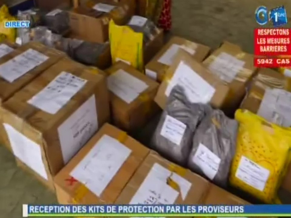 RTG/Covid-19 - Les responsables de l’Education Nationale ont distribué des équipements sanitaires aux établissements