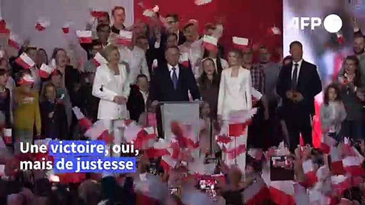En Pologne, le conservateur Duda réélu de justesse à la présidence