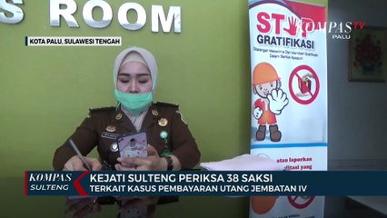 Kejati Sulteng Periksa 38 Saksi Terkait Kasus Pembayaran Utang Jembatan IV