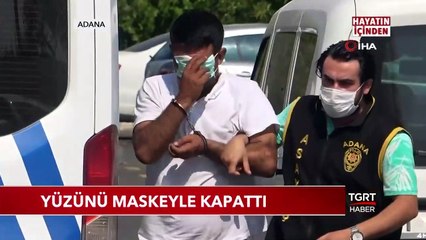 Dolandırıcılık Yapan Zanlı Utanıp Yüzünü Maskeyle Kapattı